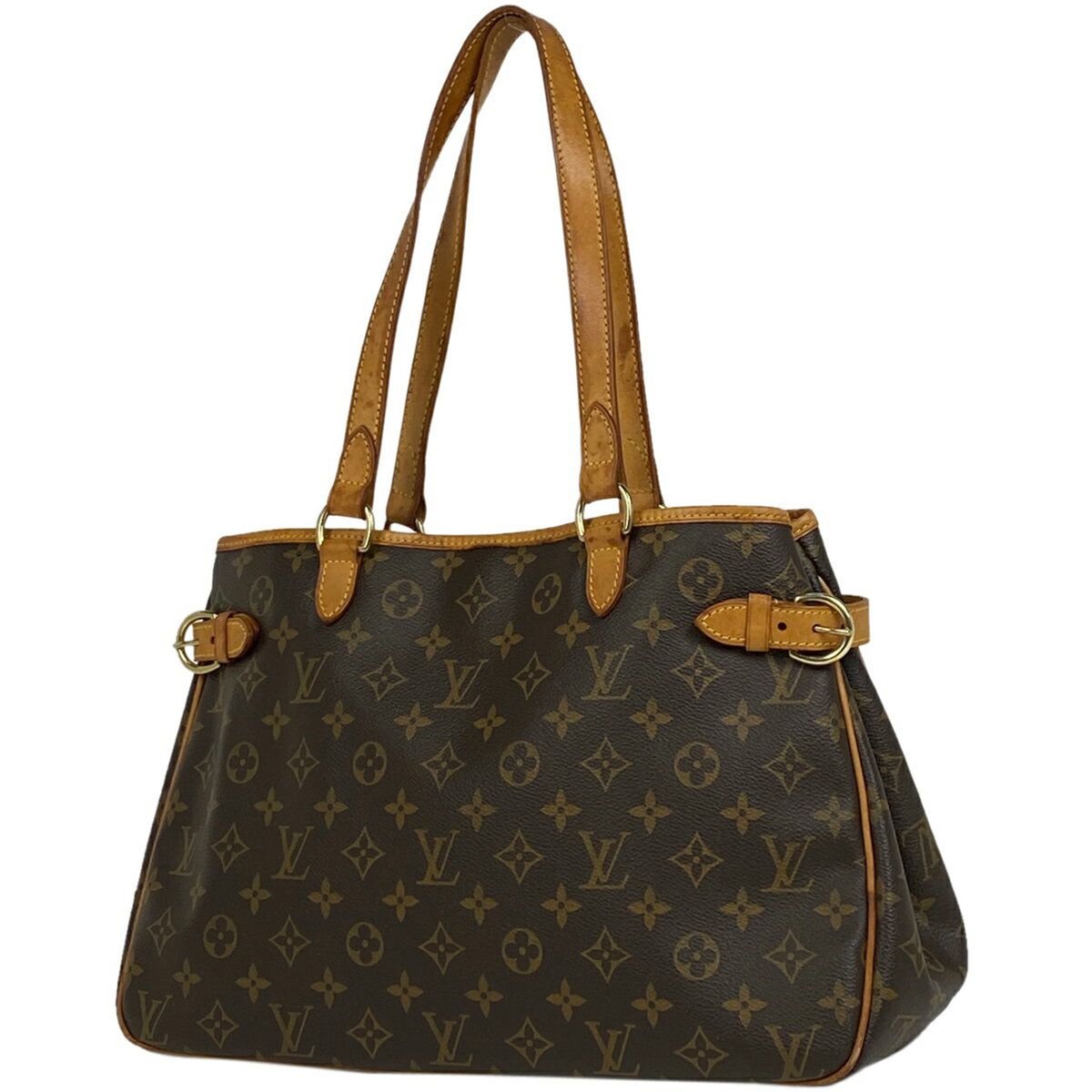 ルイ・ヴィトン Louis Vuitton バティニョール オリゾンタル ショルダーバッグ トートバッグ モノグラム ブラウン M51154 レディース 【中古】