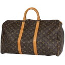 ルイ・ヴィトン Louis Vuitton キーポル 50 ハンドバッグ 旅行 出張 ビジネス ボストンバッグ モノグラム ブラウン M41426 レディース 【中古】