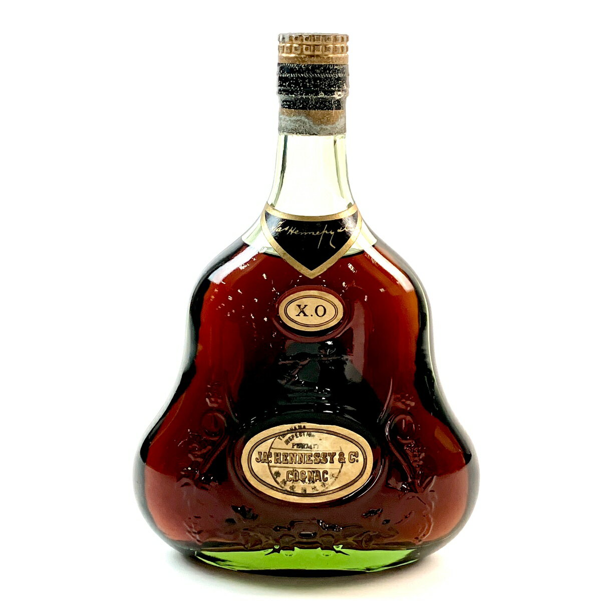 ヘネシー Hennessy ジャズ ヘネシー XO 金キャップ グリーンボトル 700ml ブランデー コニャック 【中古】