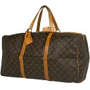 ルイ・ヴィトン Louis Vuitton サック ス―プル 55 ハンドバッグ 旅行 ボストンバッグ モノグラム ブラウン M41622 レディース 【中古】