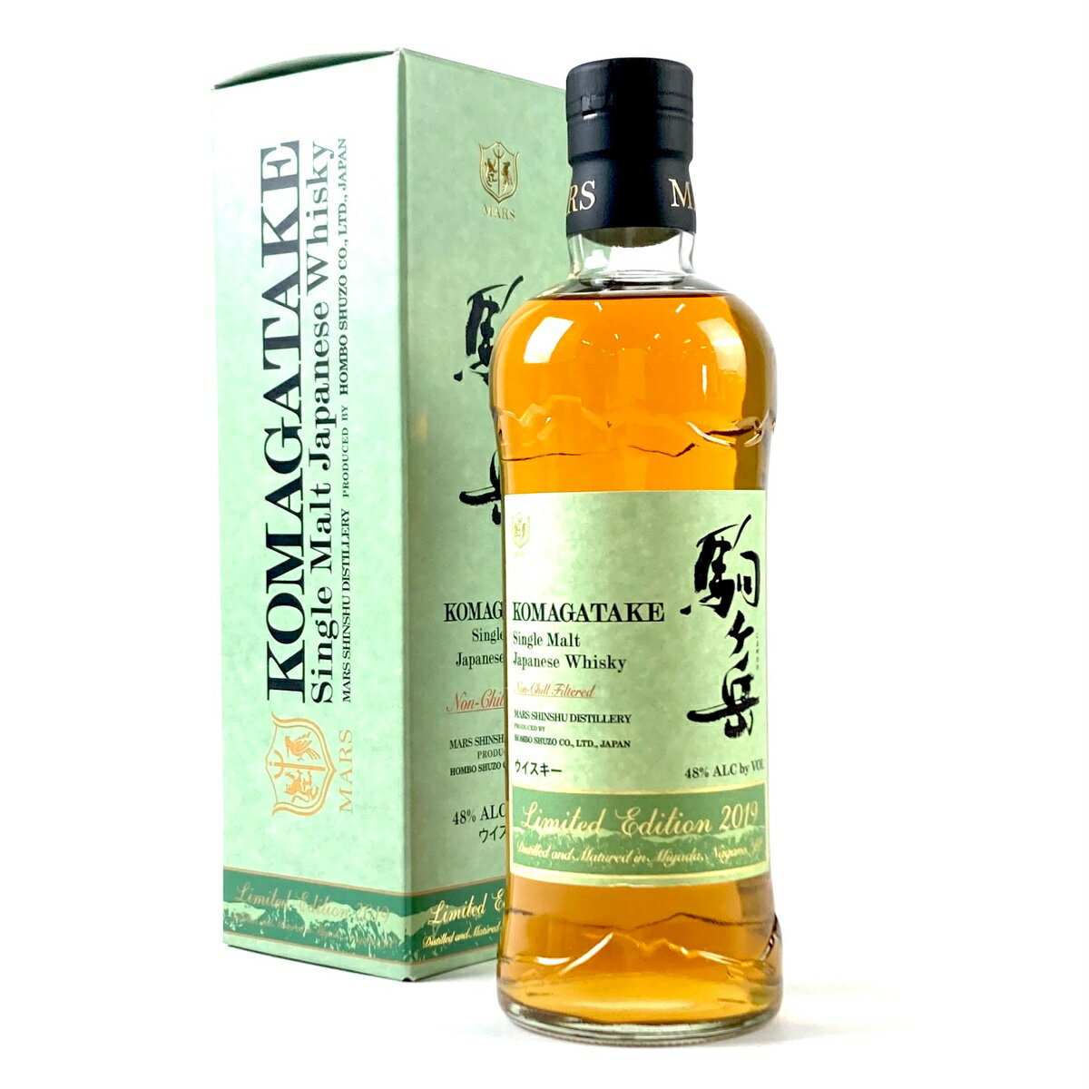 駒ヶ岳 700ml 【東京都内限定発送】 本坊酒造 hombo 駒ヶ岳 2019 700ml 国産ウイスキー 【中古】