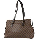 ルイ・ヴィトン Louis Vuitton チェルシー トートバッグ 肩掛け トートバッグ ダミエ ブラウン N51119 レディース 【中古】