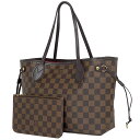 ルイ・ヴィトン Louis Vuitton ネヴァーフル PM ハンドバッグ トートバッグ ダミエ ブラウン N41359 レディース 【中古】