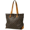 ルイ・ヴィトン Louis Vuitton カバ メゾ ショルダーバッグ 肩掛け トートバッグ モノグラム ブラウン M51151 レディース 【中古】