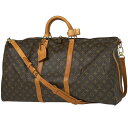 4％OFF ルイ・ヴィトン Louis Vuitton キーポル バンドリエール 60 旅行 出張 2WAY ショルダーバッグ ボストンバッグ モノグラム ブラウン M41412 レディース 【中古】 msp29