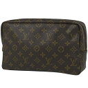 21％OFF ルイ・ヴィトン Louis Vuitton トゥルース トワレット 28 メイク コスメ セカンドバッグ 化粧ポーチ モノグラム ブラウン M47522 レディース 【中古】 msp29