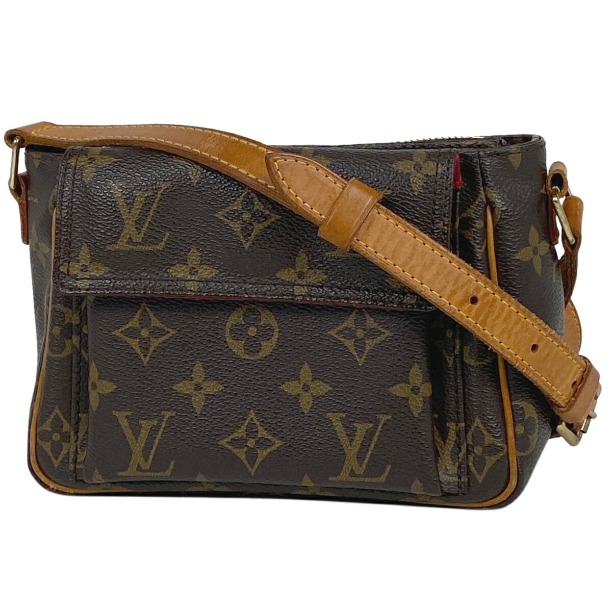 6％OFF ルイ・ヴィトン Louis Vuitton ヴィバ シテ PM 斜め掛け ポシェット ショルダーバッグ モノグラム ブラウン M51165 レディース 【中古】 msp29