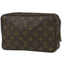 13％OFF ルイ・ヴィトン Louis Vuitton トゥルース トワレット 23 メイク コスメ セカンドバッグ 化粧ポーチ モノグラム ブラウン M47524 レディース 【中古】 msp29