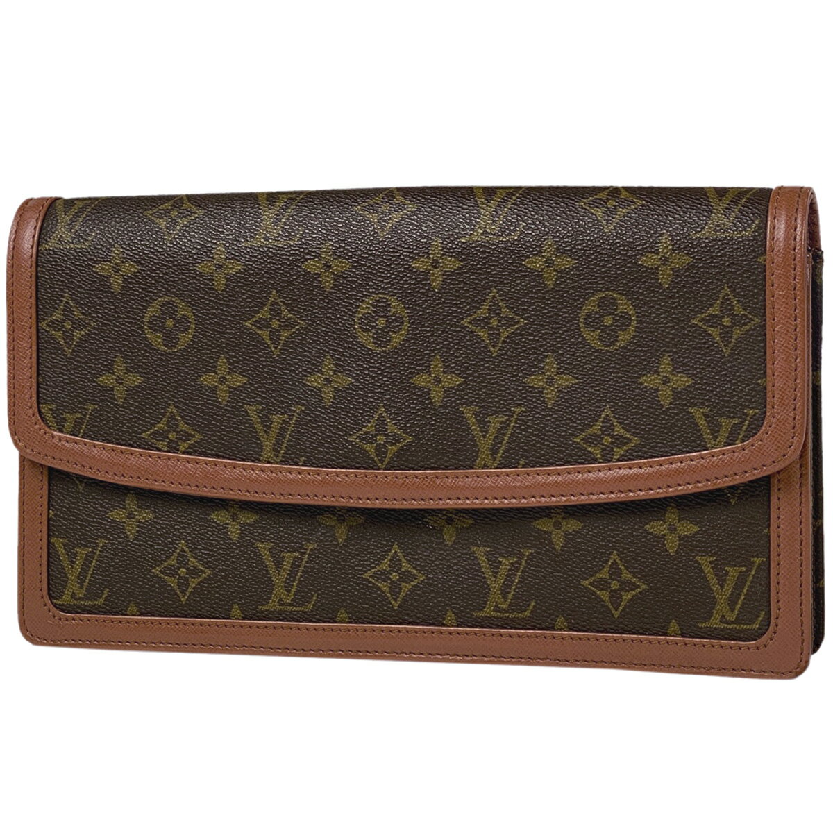 ルイ・ヴィトン Louis Vuitton ポシェット・ダム PM クラッチバッグ セカンドバッグ モノグラム ブラウン M51812 メンズ 【中古】