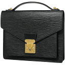 ルイ ヴィトン Louis Vuitton モンソー 手提げ ハンドバッグ エピ ノワール(ブラック) M52122 レディース 【中古】