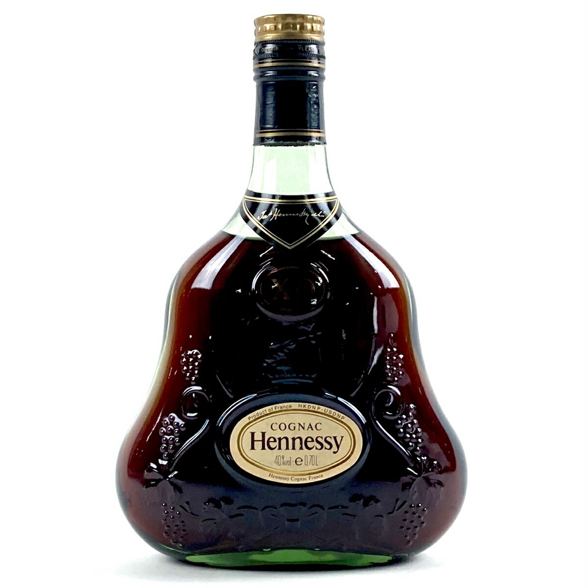 ヘネシー Hennessy XO 金キャップ グリーンボトル 700ml ブランデー コニャック 【中古】