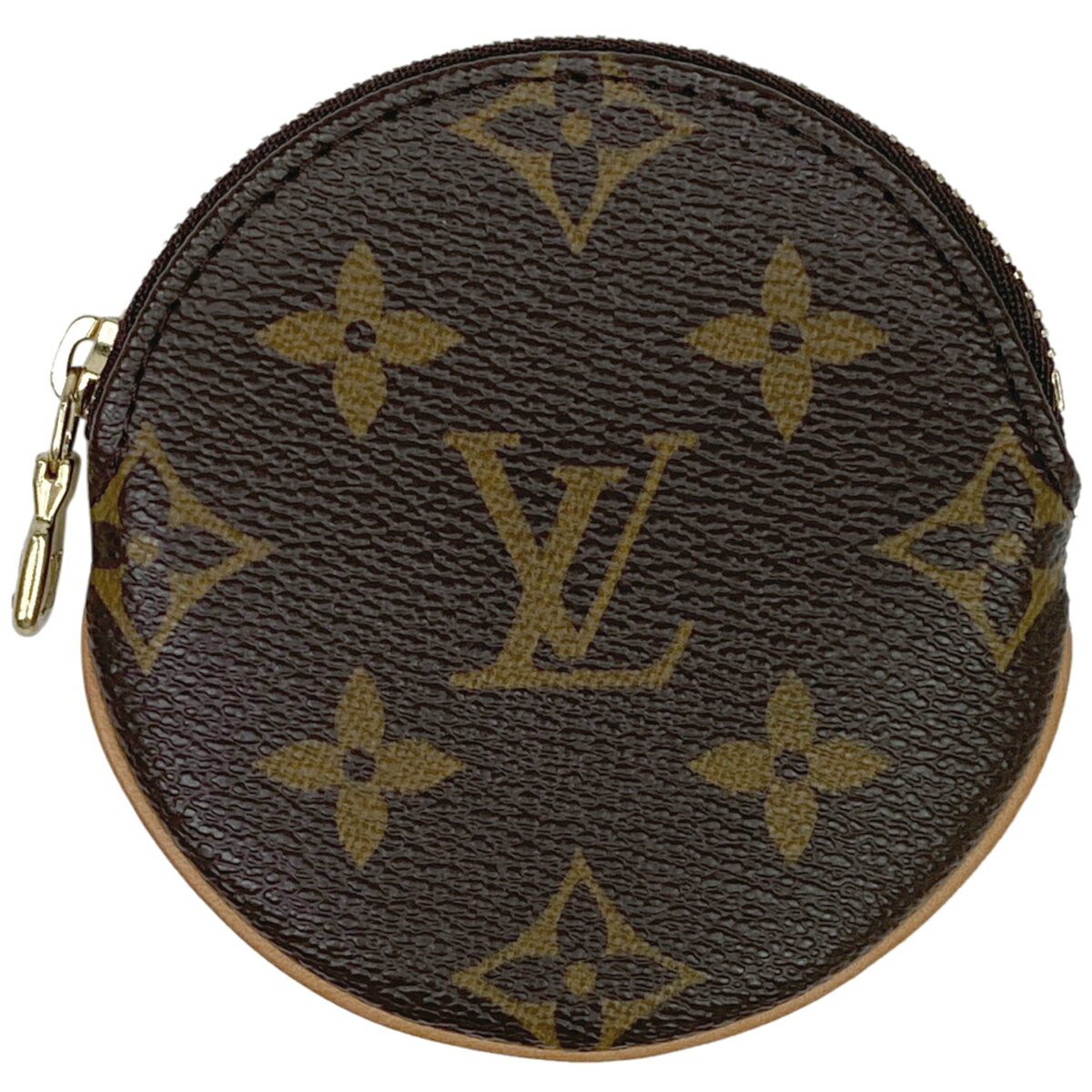 【ラッピング可】ルイ・ヴィトン Louis Vuitton ポルト モネ ロン 小銭入れ コインケース モノグラム ブラウン M61926 レディース 【中古】