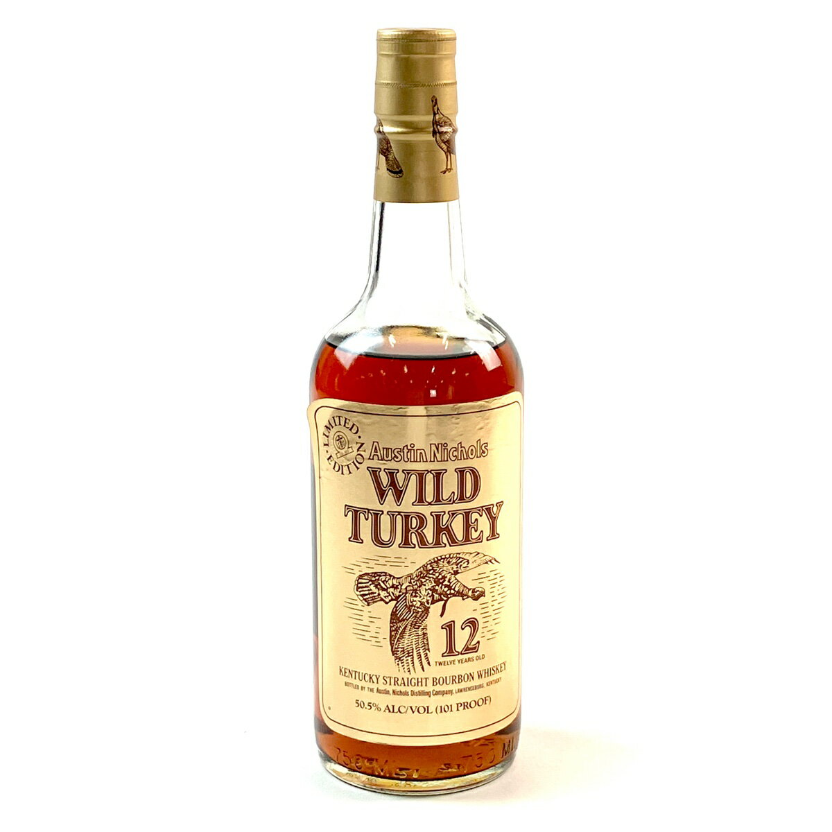 ワイルドターキー WILD TURKEY 12年 ゴールドラベル 750ml アメリカンウイスキー 【中古】