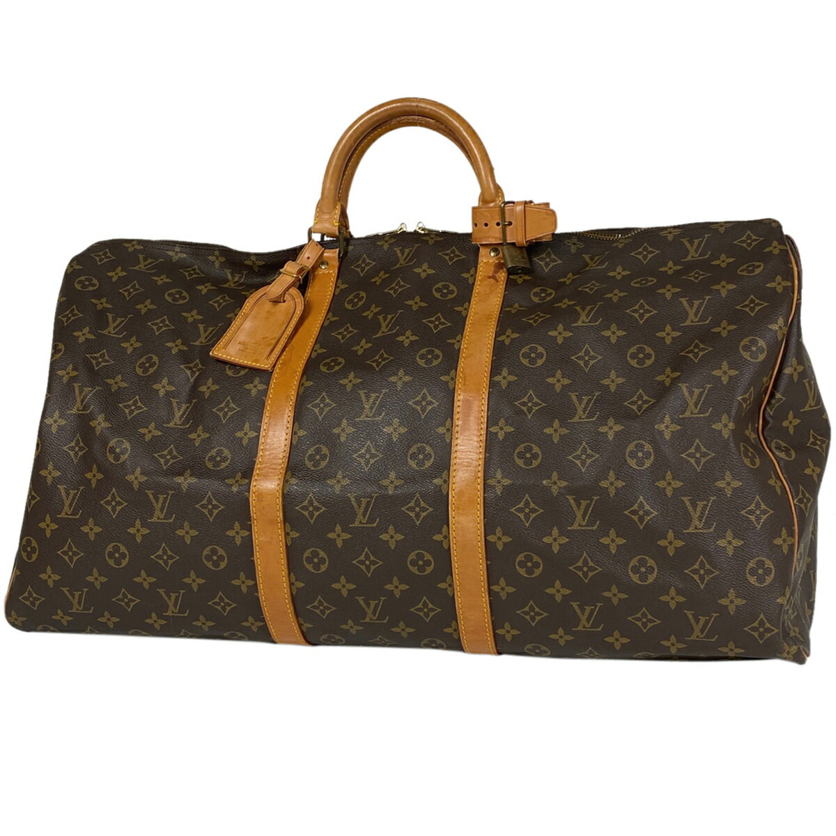 ルイ ヴィトン Louis Vuitton キーポル 60 ハンドバッグ 旅行 出張 ビジネス ボストンバッグ モノグラム ブラウン M41422 レディース 【中古】