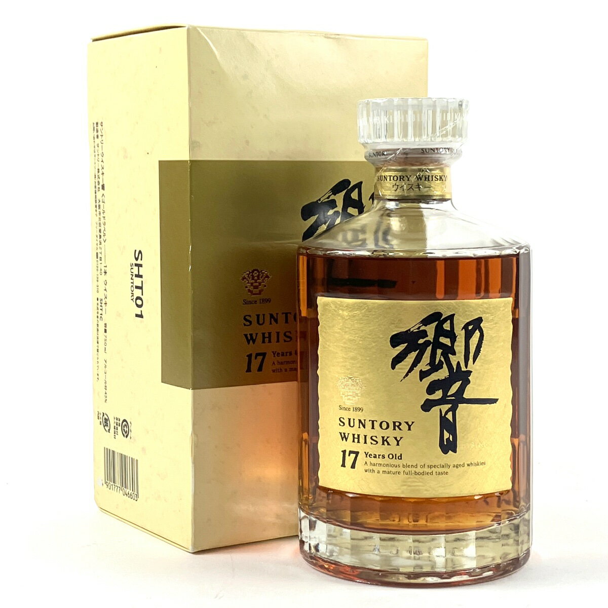 【東京都内限定発送】 サントリー SUNTORY 響 17年 両面 ゴールドラベル 750ml 国産ウイスキー 【中古】