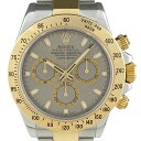 5％OFF 【ラッピング可】 ロレックス ROLEX コスモグラフ デイトナ 116523 腕時計 SS YG 自動巻き グレー メンズ 【中古】 msp29