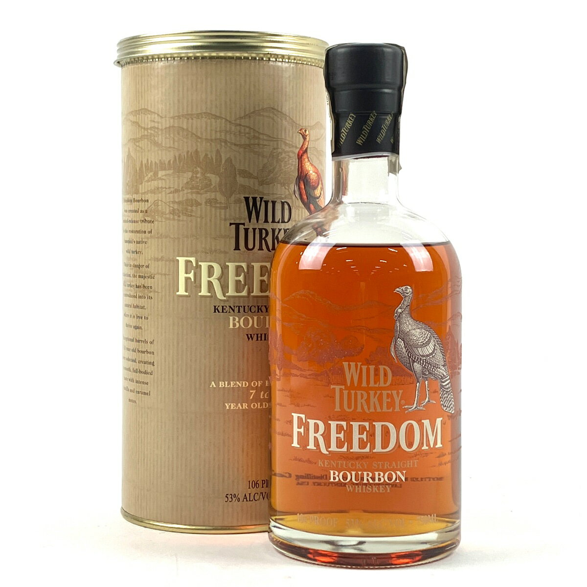 5％OFF ワイルドターキー WILD TURKEY フリーダム 750ml アメリカンウイスキー 【中古】0