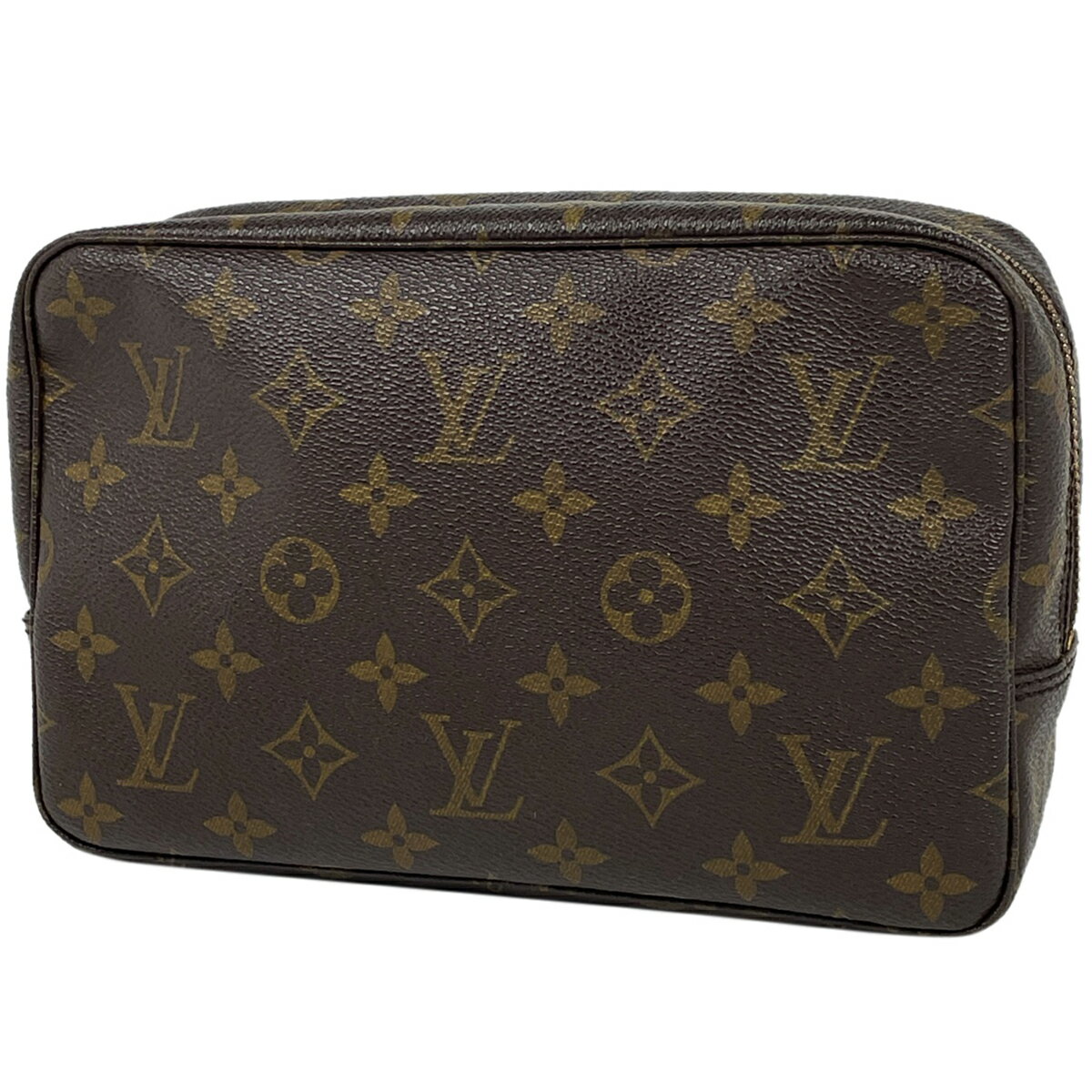 ルイ・ヴィトン Louis Vuitton トゥルース トワレット 23 メイク コスメ セカンドバッグ 化粧ポーチ モノグラム ブラウン M47524 レディース 【中古】