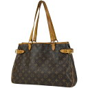 ルイ・ヴィトン Louis Vuitton バティニョール オリゾンタル ショルダーバッグ トートバッグ モノグラム ブラウン M51154 レディース 【中古】