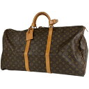 ルイ・ヴィトン Louis Vuitton キーポル 60 ハンドバッグ 旅行 出張 ビジネス ボストンバッグ モノグラム ブラウン M41422 レディース 【中古】