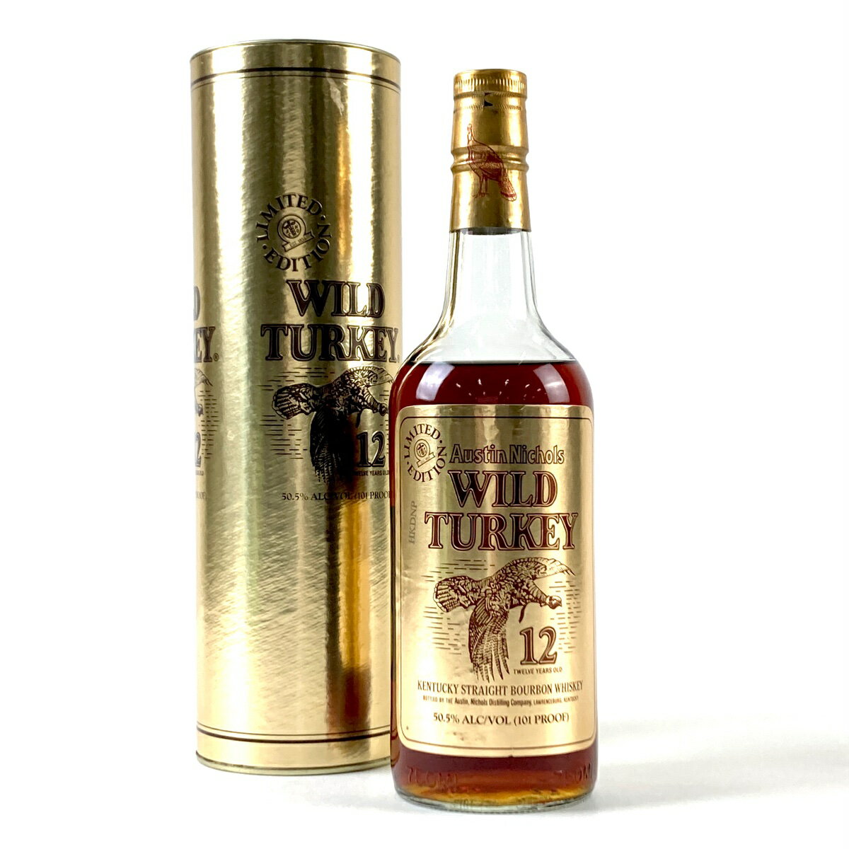 ワイルドターキー WILD TURKEY 12年 ゴールドラベル 750ml アメリカンウイスキー 【中古】