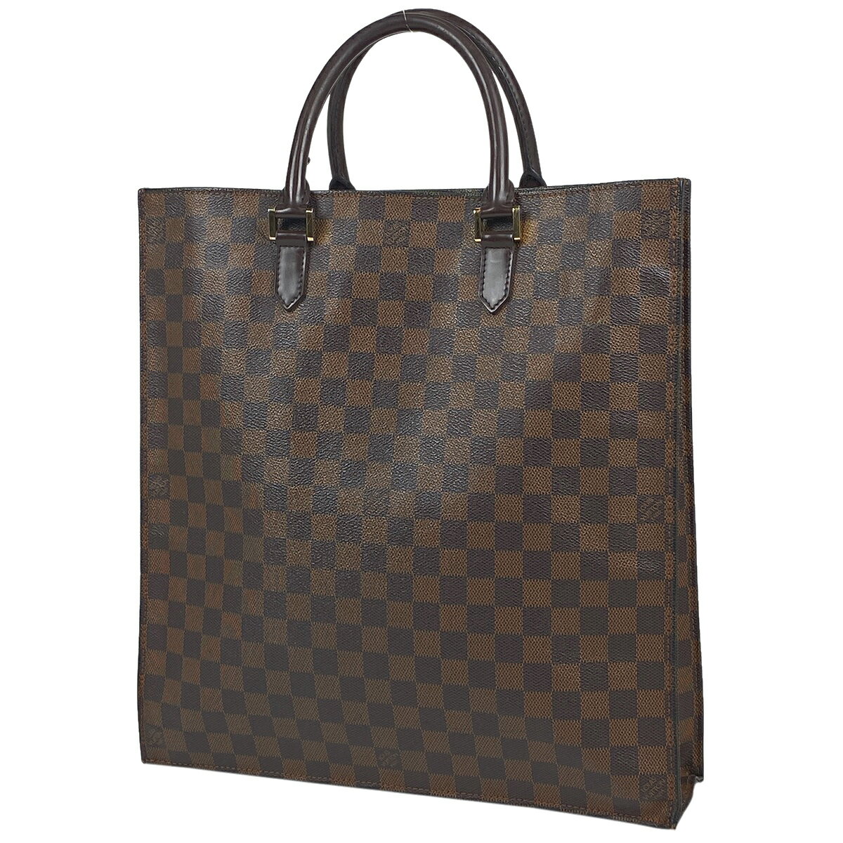 ルイ・ヴィトン Louis Vuitton サックプラ 通勤鞄 通学鞄 ハンドバッグ トートバッグ ダミエ ブラウン N51140 レディース 【中古】