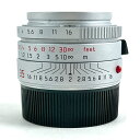 ライカ LEICA SUMMICRON-M 35mm F2 E39 シルバー Mマウント レンジファインダーカメラ用レンズ 【中古】