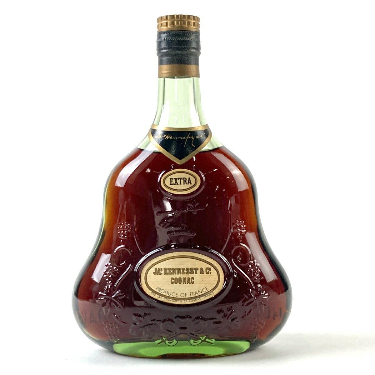 ヘネシー Hennessy ジャズ ヘネシー エクストラ グリーンボトル 金キャップ 700ml ブランデー コニャック 【中古】