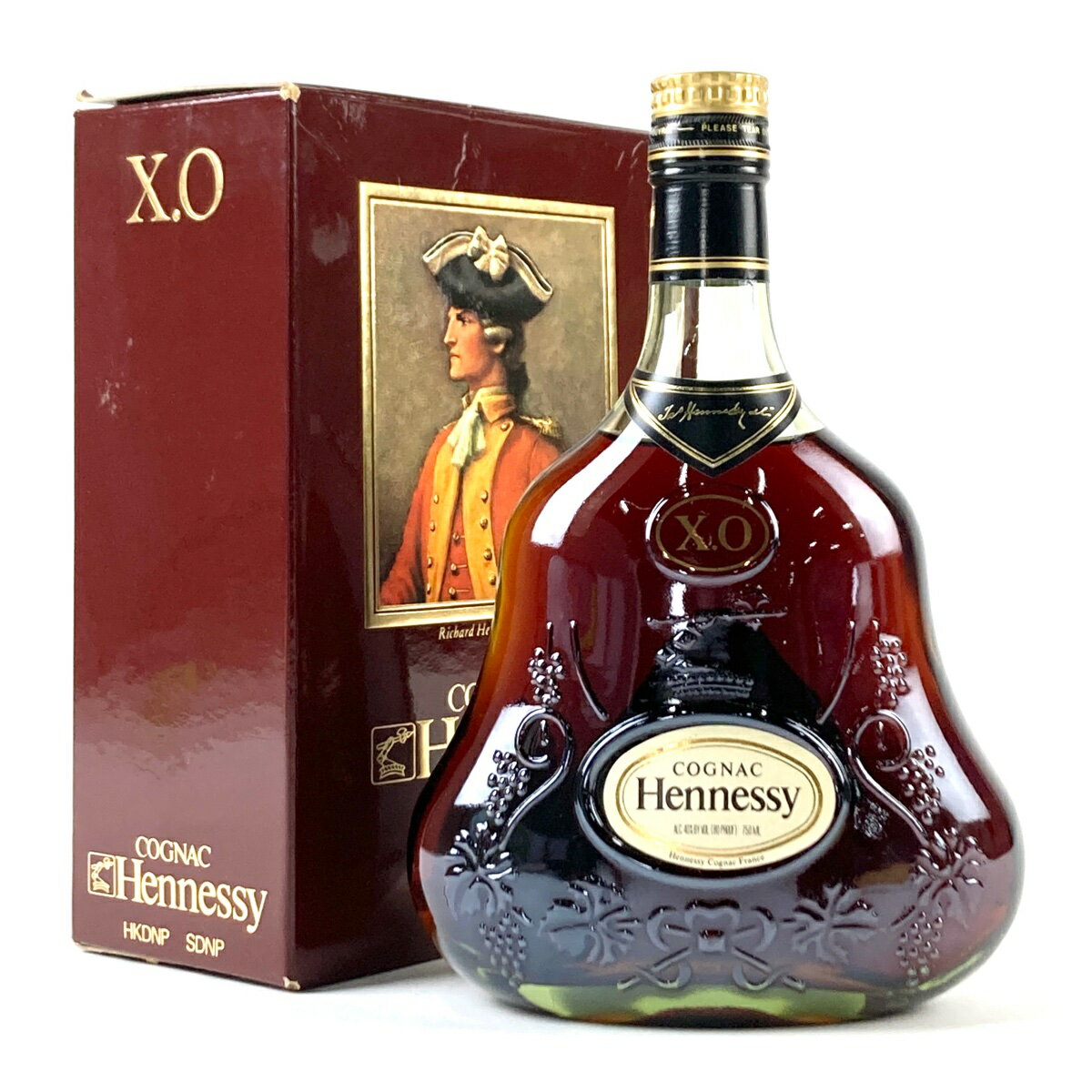 ヘネシー Hennessy XO グリーンボトル 750ml ブランデー コニャック 【中古】
