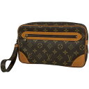 【ジャンク品】ルイ・ヴィトン Louis Vuitton マルリードラゴンヌ GM クラッチバッグ 手持ち セカンドバッグ モノグラム ブラウン M51825 メンズ 【中古】