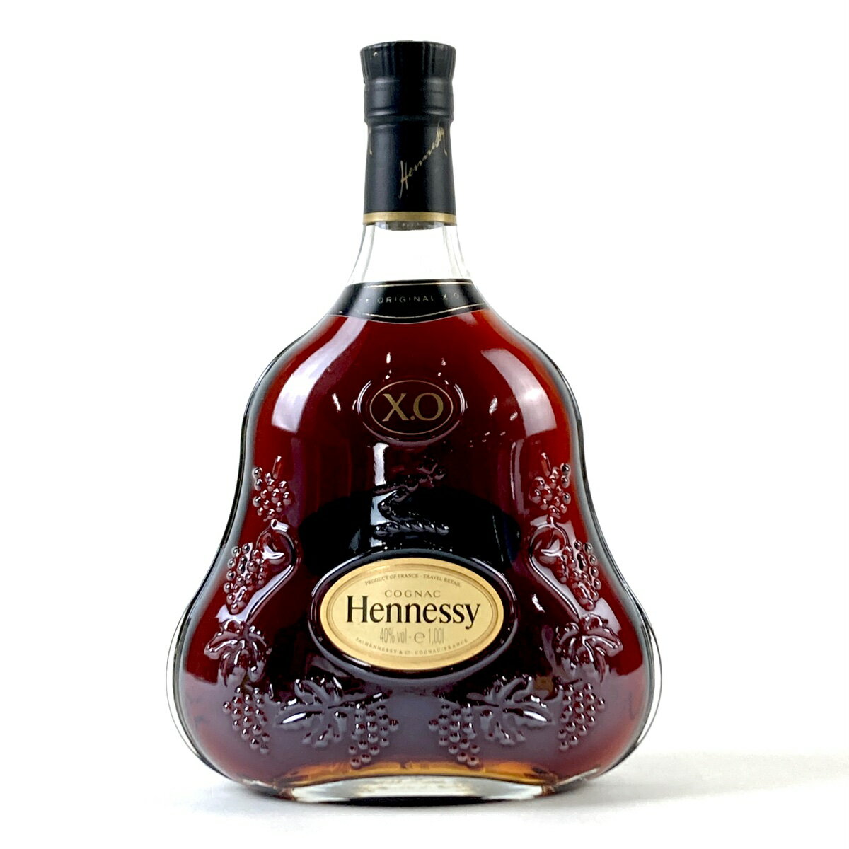 ヘネシー Hennessy XO 黒キャップ 現行 1000ml ブランデー コニャック 【中古】