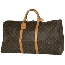 ルイ・ヴィトン Louis Vuitton キーポル 60 ハンドバッグ 旅行 出張 ビジネス ボストンバッグ モノグラム ブラウン M41422 レディース 【中古】