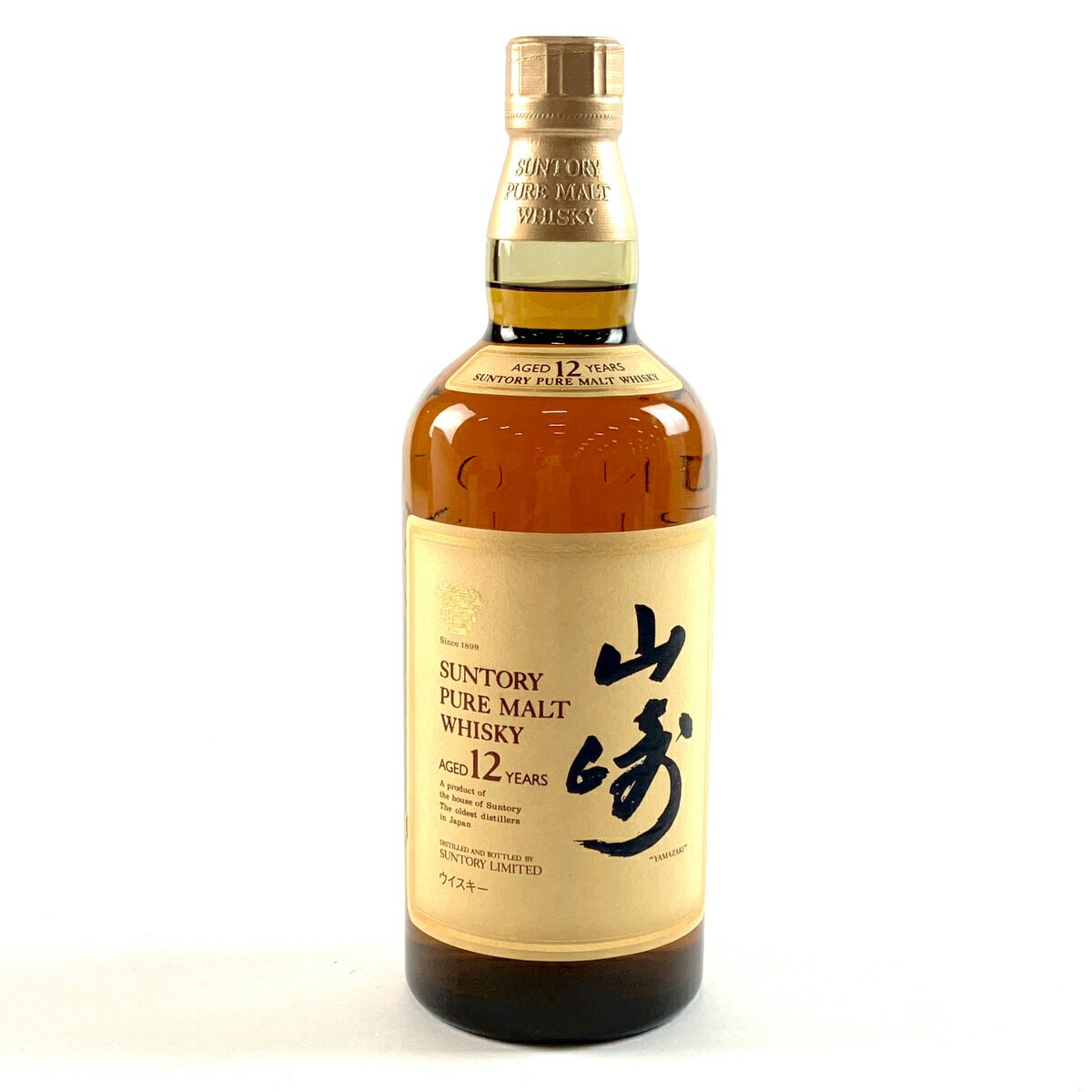 【東京都内限定発送】 サントリー SUNTORY 山崎 12年 ピュアモルト 華 750ml 国産ウイスキー 【中古】