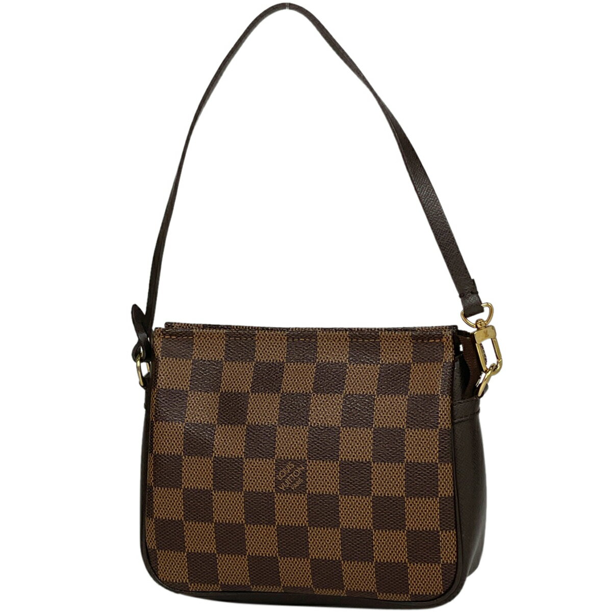 ルイ・ヴィトン Louis Vuitton トゥルース メイクアップ メイク コスメ アクセサリーポーチ ダミエ ブラウン N51982 レディース 【中古】