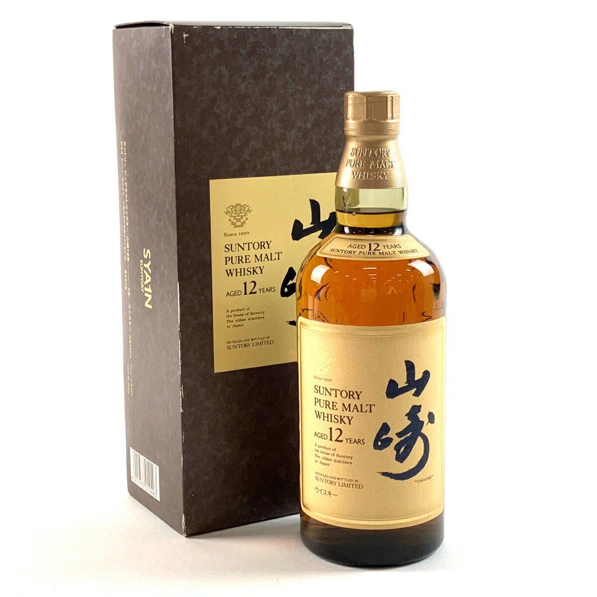 3％OFF 【東京都内限定発送】 サントリー SUNTORY 山崎 12年 ピュアモルト 華 750ml 国産ウイスキー 【中古】0