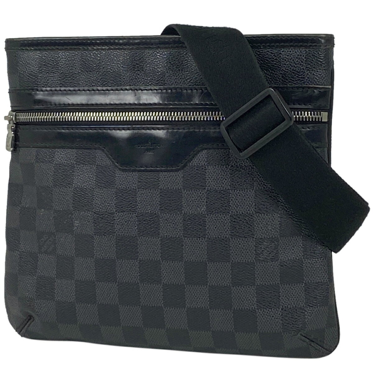 ルイ・ヴィトン Louis Vuitton トマス 斜め掛け ショルダーバッグ ダミエグラフィット ノワール(ブラック) N58028 メンズ 【中古】