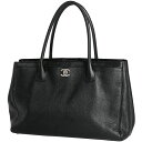 シャネル CHANEL エグゼクティブライン トートバッグ ココマーク トートバッグ レザー ブラック A15206 レディース 【中古】