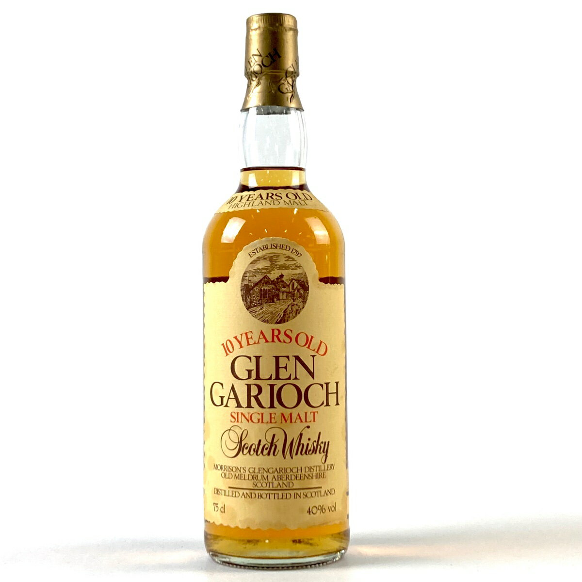 グレンギリ― GLEN GARIOCH 10年 750ml スコッチウイスキー シングルモルト 【中古】