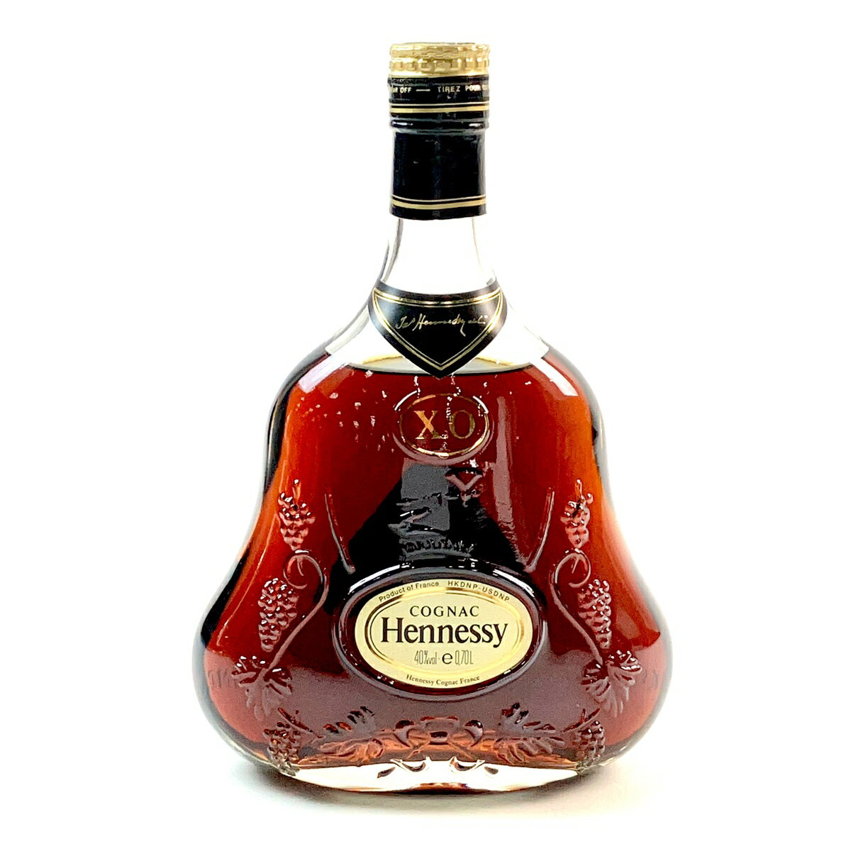 楽天バイセル 楽天市場店4％OFF ヘネシー Hennessy XO 金キャップ クリアボトル 700ml ブランデー コニャック 【中古】0