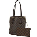 ルイ・ヴィトン Louis Vuitton マレ ハンドバッグ バケット ショルダー トートバッグ ダミエ ブラウン N42240 レディース 【中古】