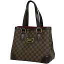 ルイ・ヴィトン Louis Vuitton ハムステッド PM ショルダーバッグ トートバッグ ダミエ ブラウン N51205 レディース 【中古】