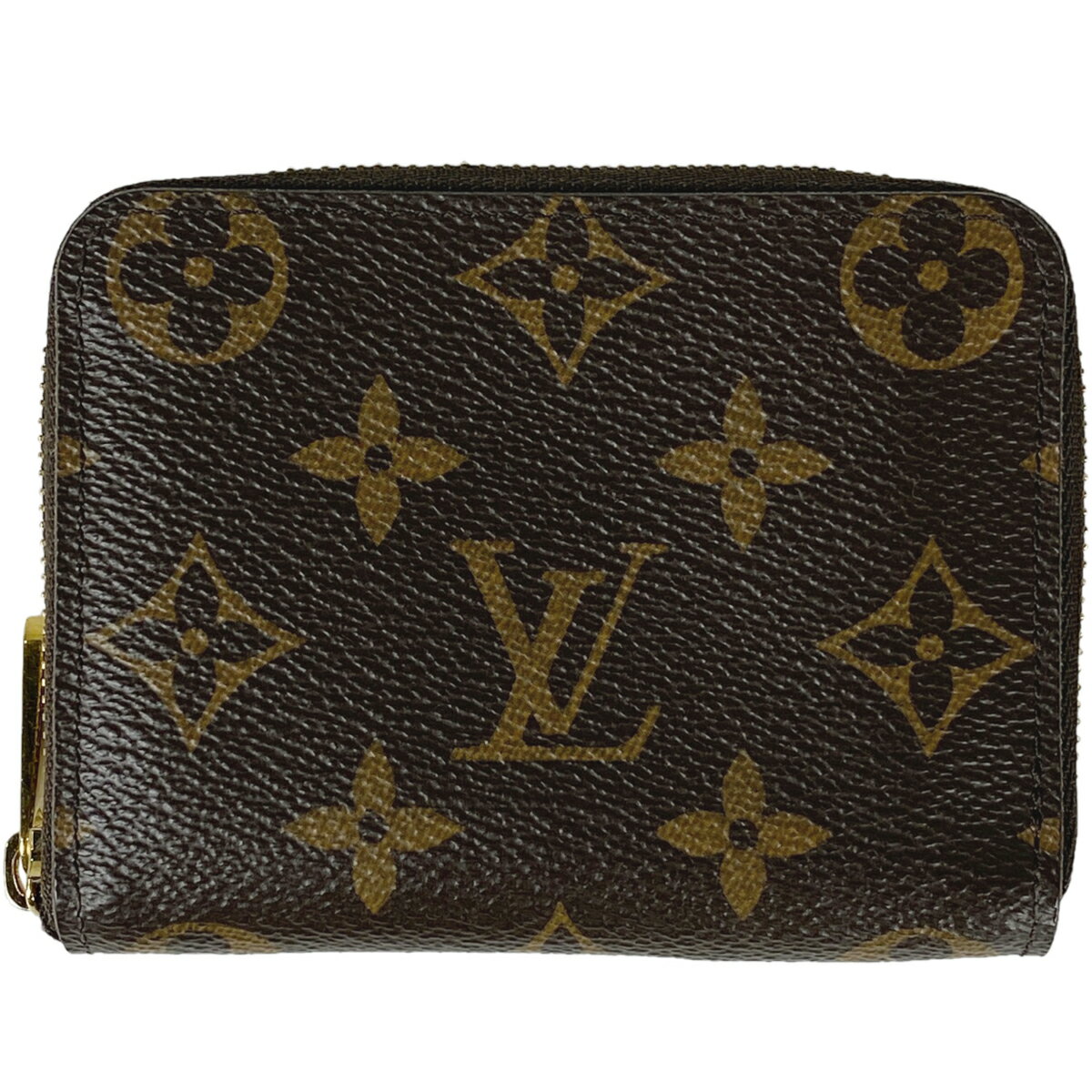 【ラッピング可】ルイ・ヴィトン Louis Vuitton ジッピー コインパース 小銭入れ カードケース ラウンドジップ ラウンドファスナー コインケース モノグラム ブラウン M60067 レディース 【中古】