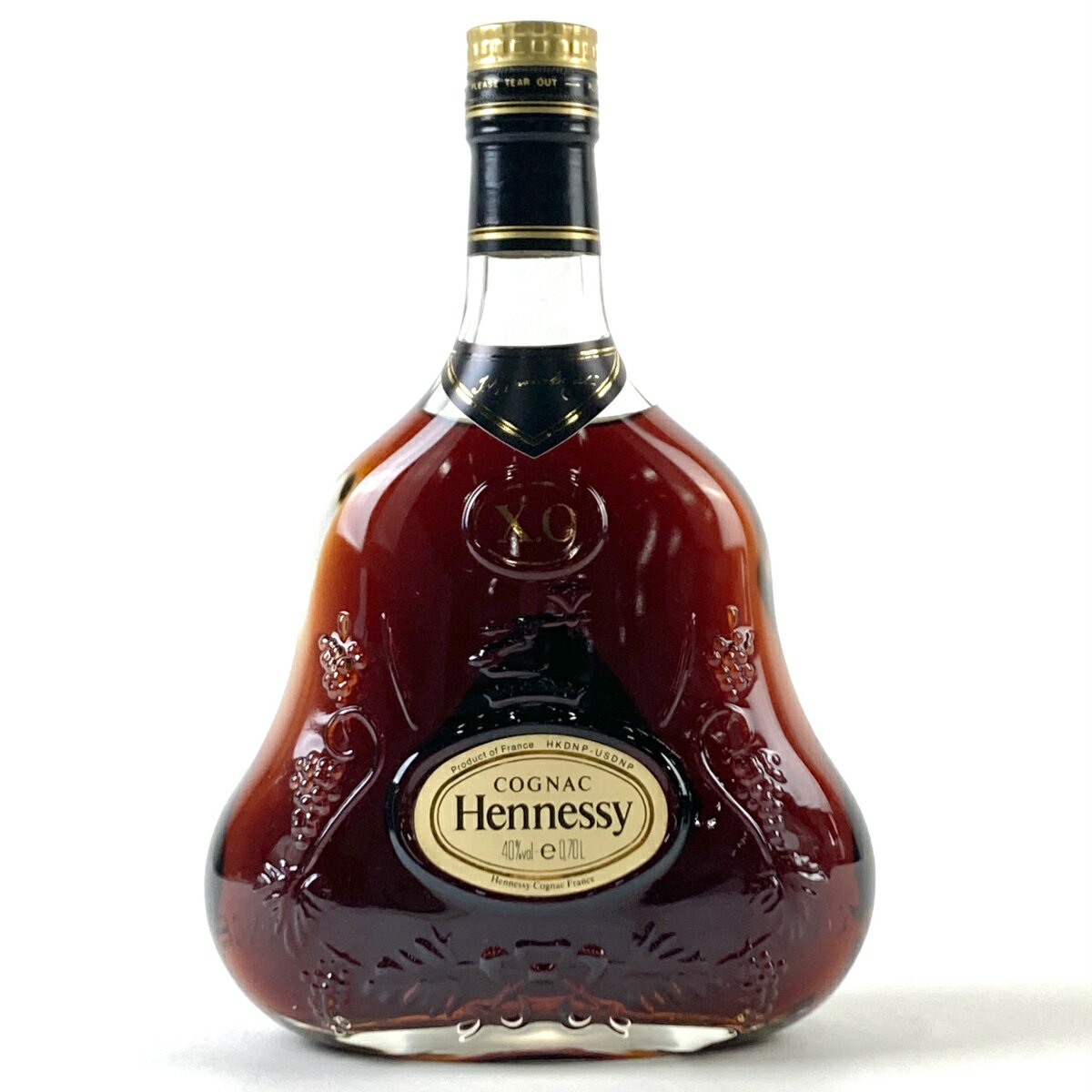 9％OFF ヘネシー Hennessy XO 金キャップ クリアボトル 700ml ブランデー コニャック 【中古】0