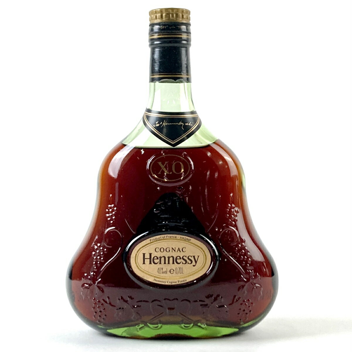 ヘネシー Hennessy XO 金キャップ グリーンボトル 700ml ブランデー コニャック 【中古】