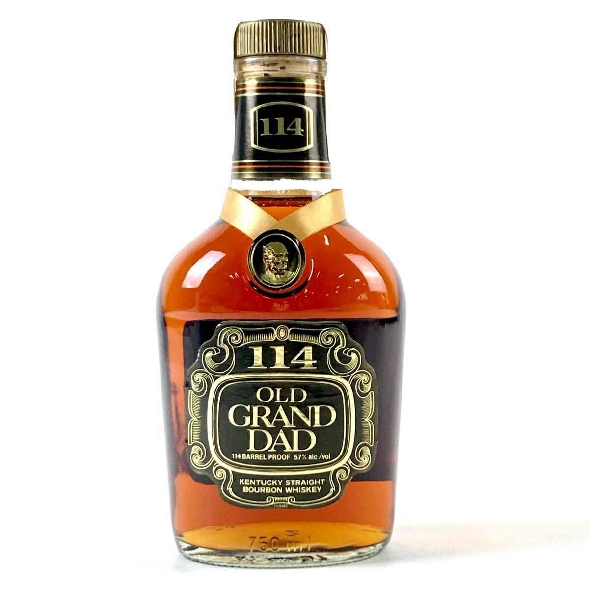 オールド グランダッド OLD GRANDAD 114 金ラベル 750ml アメリカンウイスキー 【中古】