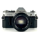 キヤノン Canon AE-1 + NEW FD 50mm F1.2 フィルム マニュアルフォーカス 一眼レフカメラ 【中古】