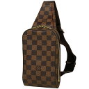 ルイ・ヴィトン Louis Vuitton ジェロニモス ウエストバッグ ショルダーバッグ ボディバッグ ダミエ ブラウン N51994 レディース 【中古】