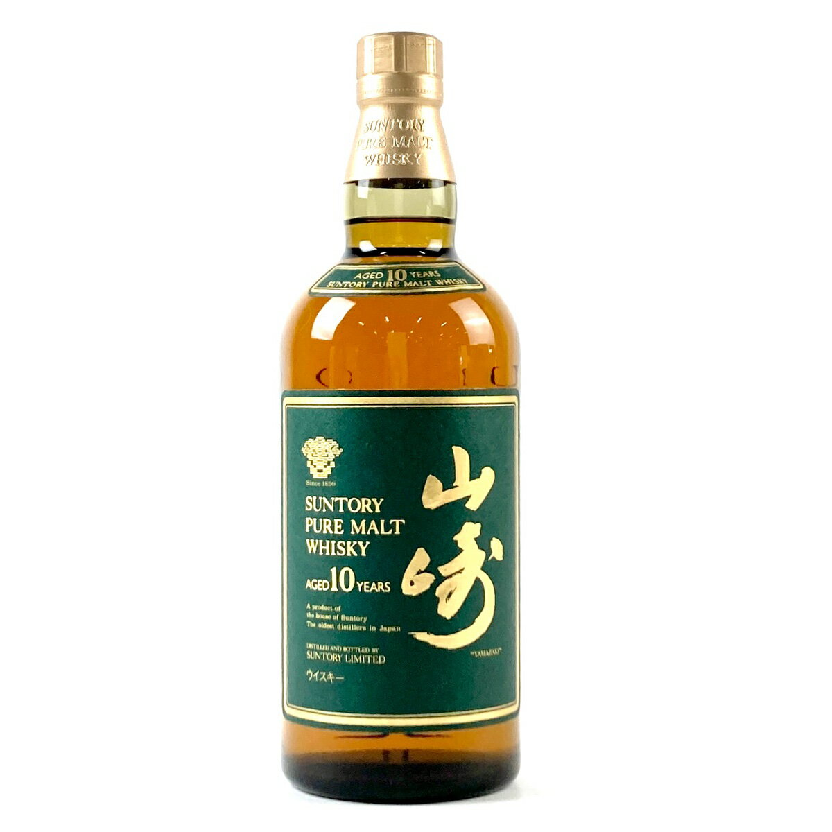 【東京都内限定発送】 サントリー SUNTORY 山崎 10年 ピュアモルト グリーンラベル 750ml 国産ウイスキー 【中古】