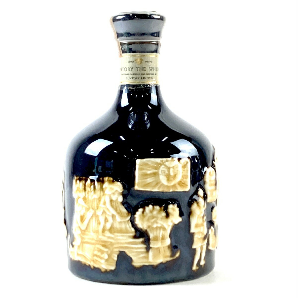 【東京都内限定発送】 サントリー SUNTORY ザ・ウイスキー 有田焼 陶器ボトル 750ml 国産ウイスキー 【中古】