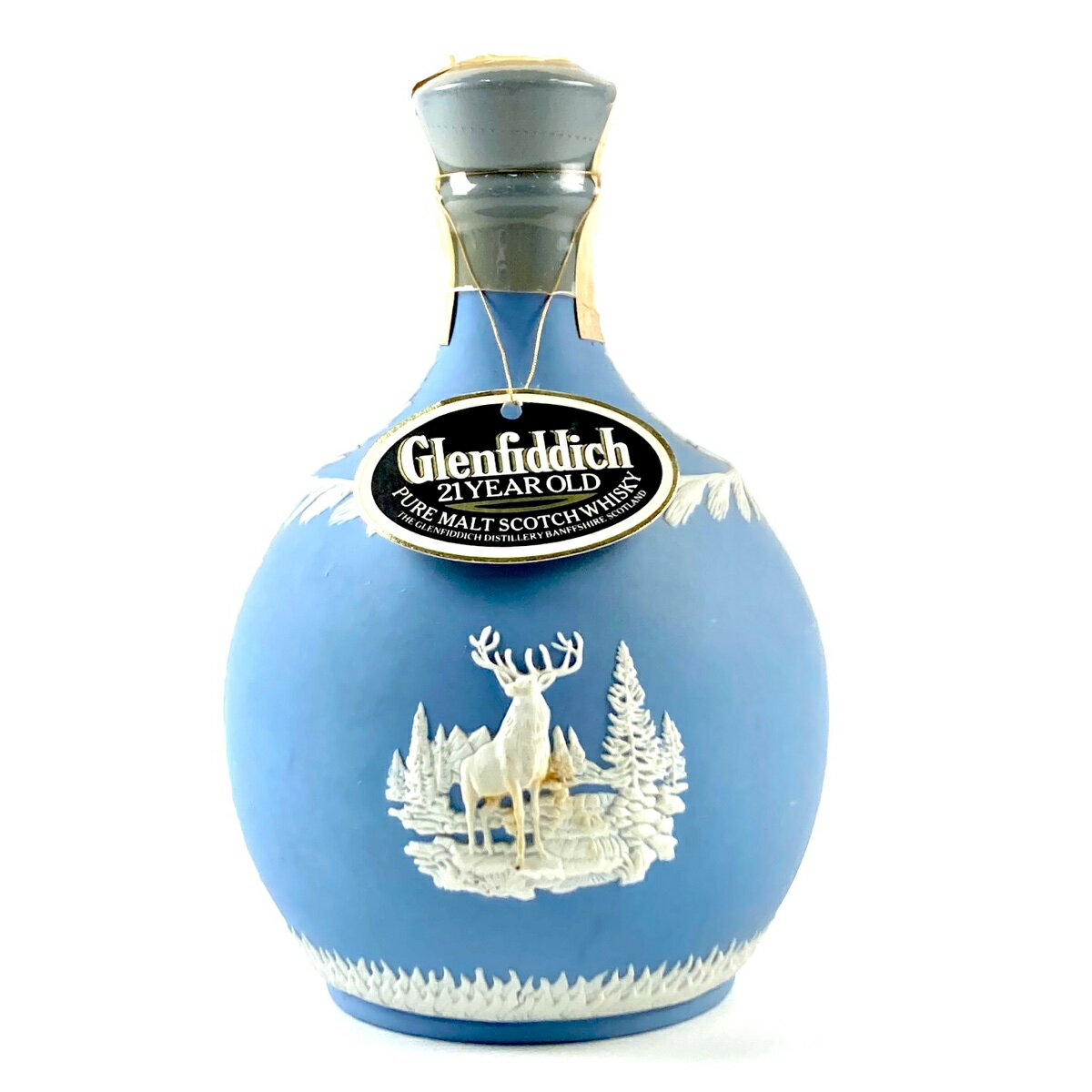 グレンフィディック Glenfiddich 21年 ウェッジウッド 700ml スコッチウイスキー シングルモルト 【中古】